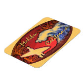 Magnet Flexible Malibu Californie surfer vague art rectangle magné (Côté Gauche)
