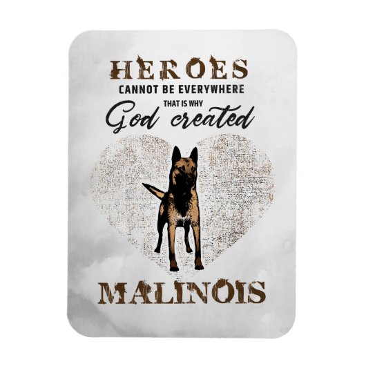 Magnet Flexible Malinois - Berger belge -Mechelaar -Maligator (Vertical)