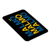 Magnet Flexible MALMO Swedish Flag (Côté Droit)