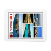 Magnet Flexible Malte - I Love - (Horizontal)