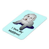 Magnet Flexible Maltipoo Cute Puppy (Côté Gauche)