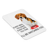 Magnet Flexible Maman beagle chaque repas que tu fais va regarder (Côté Droit)
