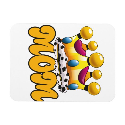 Magnet Flexible Maman couronne de Queens (Horizontal)