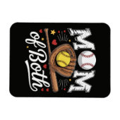 Magnet Flexible Maman de Game Day Baseball Softball (Horizontal)