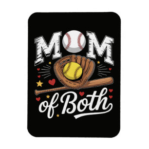 Magnet Flexible Maman de Game Day Baseball Softball