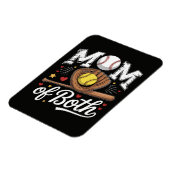 Magnet Flexible Maman de Game Day Baseball Softball (Côté Gauche)