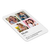 Magnet Flexible Maman Dictionnaire Définition Photo Collage (Côté Droit)