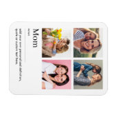 Magnet Flexible Maman Dictionnaire Définition Photo Collage (Horizontal)