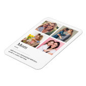 Magnet Flexible Maman Dictionnaire Définition Photo Collage (Côté Gauche)