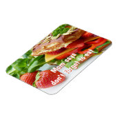 Magnet Flexible Maman dit de ne pas oublier de manger (Côté Gauche)