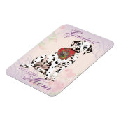 Magnet Flexible Maman du coeur dalmate (Côté Gauche)