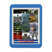 Magnet Flexible Managua - Nicaragua - Mosaïque - (Vertical)