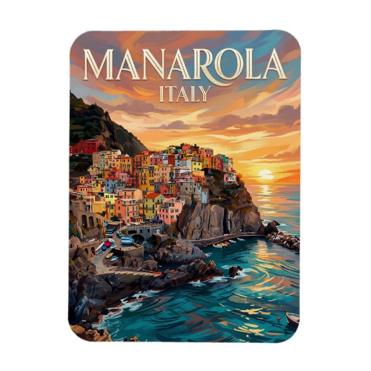 Magnet Flexible Manarola Italie (Vertical)