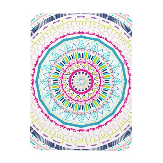 Magnet Flexible mandala coloré (Vertical)