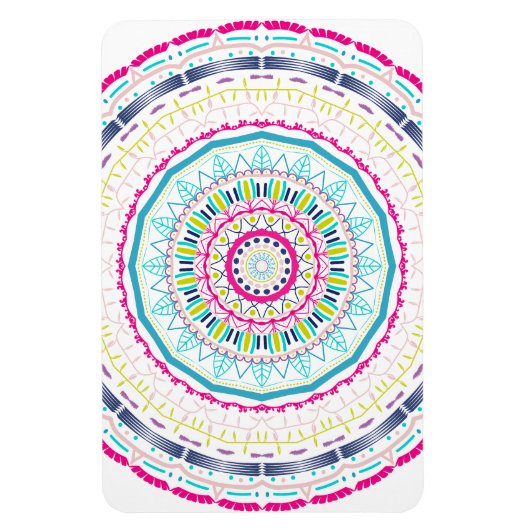 Magnet Flexible mandala coloré (Vertical)