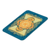 Magnet Flexible Mandala de géométrie sacrée radiante (Côté Gauche)
