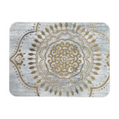 Magnet Flexible Mandala Gold Design (Horizontal)