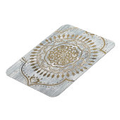 Magnet Flexible Mandala Gold Design (Côté Gauche)