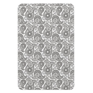 Magnet Flexible Mandarine Paisley noir