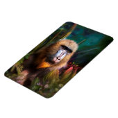 Magnet Flexible Mandril Baboon MASK DANS LA JUNGLE (Côté Gauche)