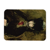 Magnet Flexible Manet | Berthe Morisot portant un voile, 1872 (Horizontal)