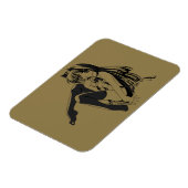 Magnet Flexible Manga, Chat fille aux oreilles de chat Furry Kawai (Côté Gauche)