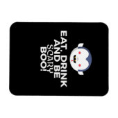 Magnet Flexible Manger Boire Épouvantable Boo Conception Créative  (Horizontal)