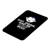 Magnet Flexible Manger Boire Épouvantable Boo Conception Créative  (Côté Gauche)