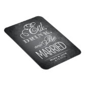 Magnet Flexible Manger, Boire et Être Marié (Côté Droit)