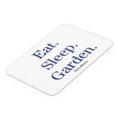 Magnet Flexible Manger. Dormir. Jardin. (Côté Gauche)