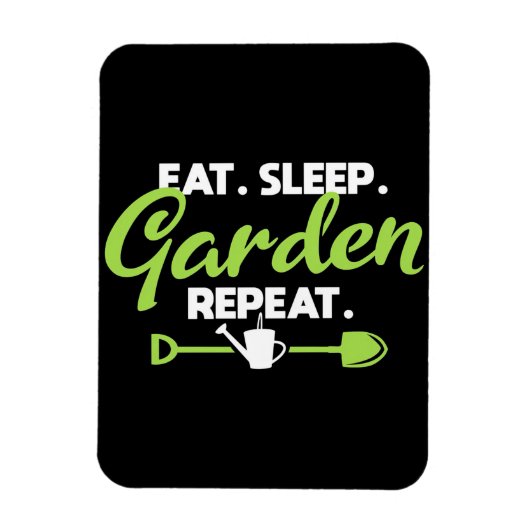 Magnet Flexible Manger Dormir Jardin Répéter (Vertical)