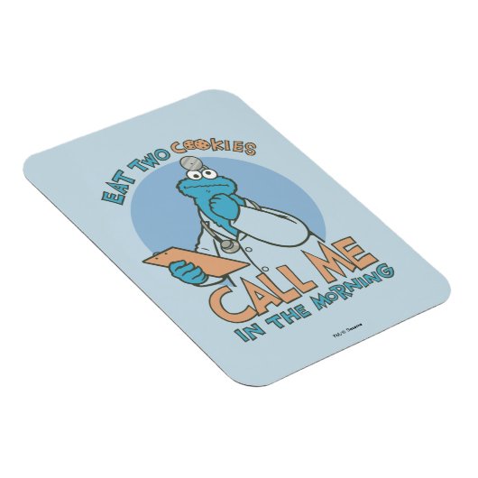 Magnet Flexible Mangez deux cookies, appelez-moi le matin (Côté Droit)