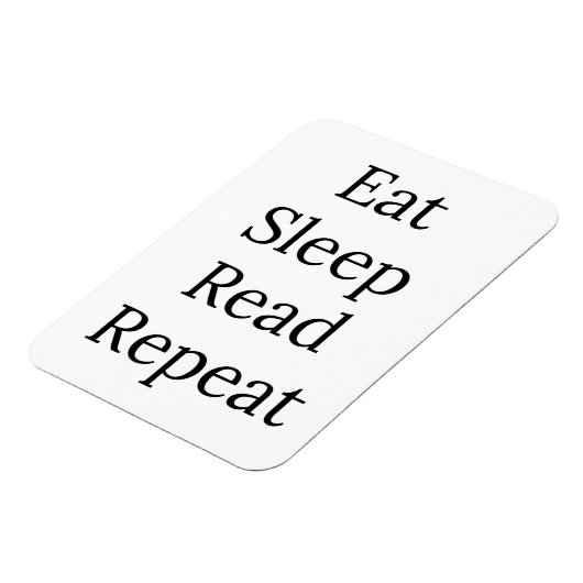 Magnet Flexible Mangez, dormez, lisez, répétez (Côté Gauche)