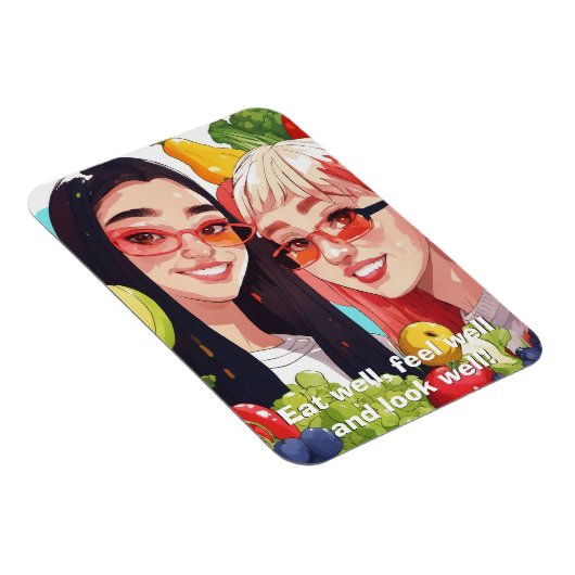 Magnet Flexible Mangez sainement (Côté Droit)
