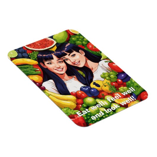 Magnet Flexible Mangez sainement (Côté Droit)