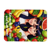 Magnet Flexible Mangez sainement (Horizontal)