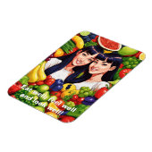 Magnet Flexible Mangez sainement (Côté Gauche)
