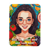 Magnet Flexible Mangez sainement (Vertical)