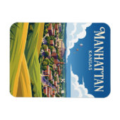 Magnet Flexible Manhattan Kansas (Horizontal)