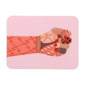 Magnet Flexible Manifestation de femmes d'art moderne (Horizontal)