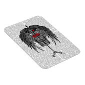 Magnet Flexible Mannequin aux ailes noires (Côté Droit)