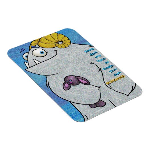 Magnet Flexible Manny le Yeti, aimant (Côté Droit)