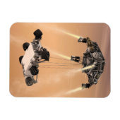 Magnet Flexible Manoeuvre de Sky Crane pendant la descente Mars de (Horizontal)