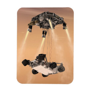 Magnet Flexible Manoeuvre de Sky Crane pendant la descente Mars de