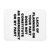 Magnet Flexible Manque de planification (Horizontal)