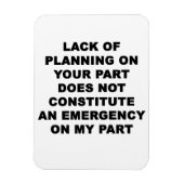 Magnet Flexible Manque de planification (Vertical)