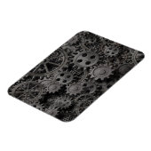 Magnet Flexible Many old rusty metal gears or machine (Côté Gauche)