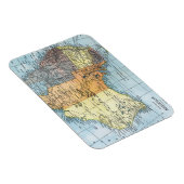 Magnet Flexible MAP : AUSTRALIE, c1890 (Côté Droit)