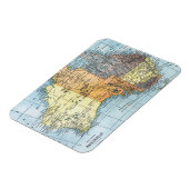 Magnet Flexible MAP : AUSTRALIE, c1890 (Côté Gauche)