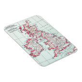 Magnet Flexible MAP : BRITISH ISLES, c1890 (Côté Droit)